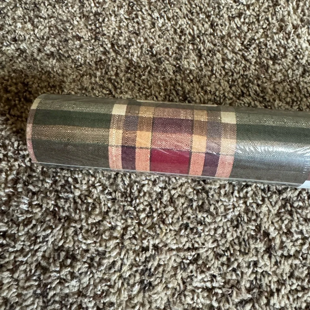 Raymond Waites for Village plaid wallpaper 1 Double roll New in sealed package